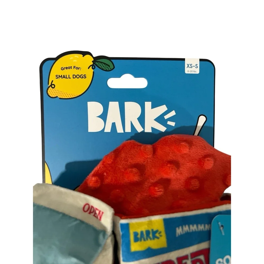 Bark Box Barkfest in Bed Balanced Breakfast Shredded Meat & Milk Multi-Toy XS/S